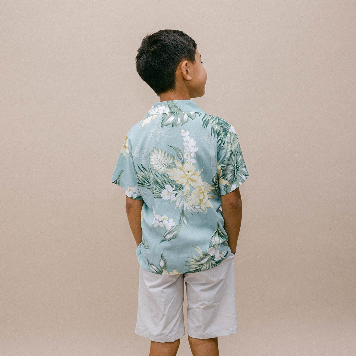 Bamboo Ginger Youth Aloha Shirt, Made in Hawaii – Ninth Isle