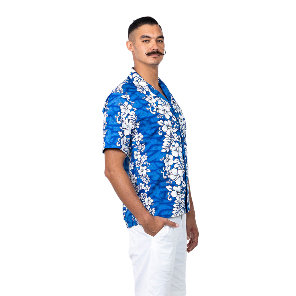 Flowers Cotton Men's Aloha Shirt, Made in Hawaii – Ninth Isle