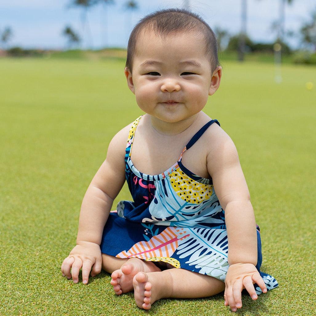 Pineapple Girl's Halter Dress, Made in Hawaii