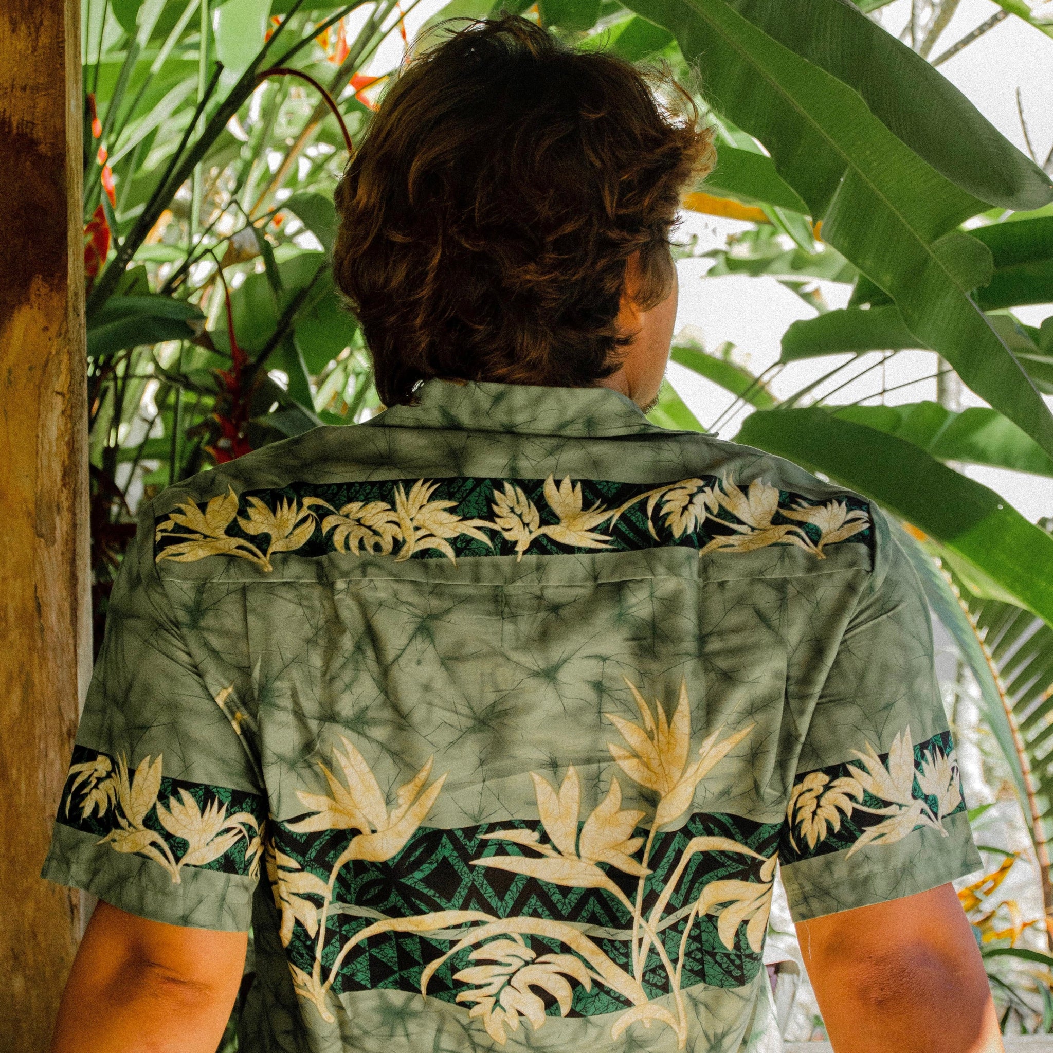 トップス KEONI OF HAWAII BIRD OF PARADISE Early KEONI OF HAWAII Bird of Paradise Shirt Rare Hawaiian