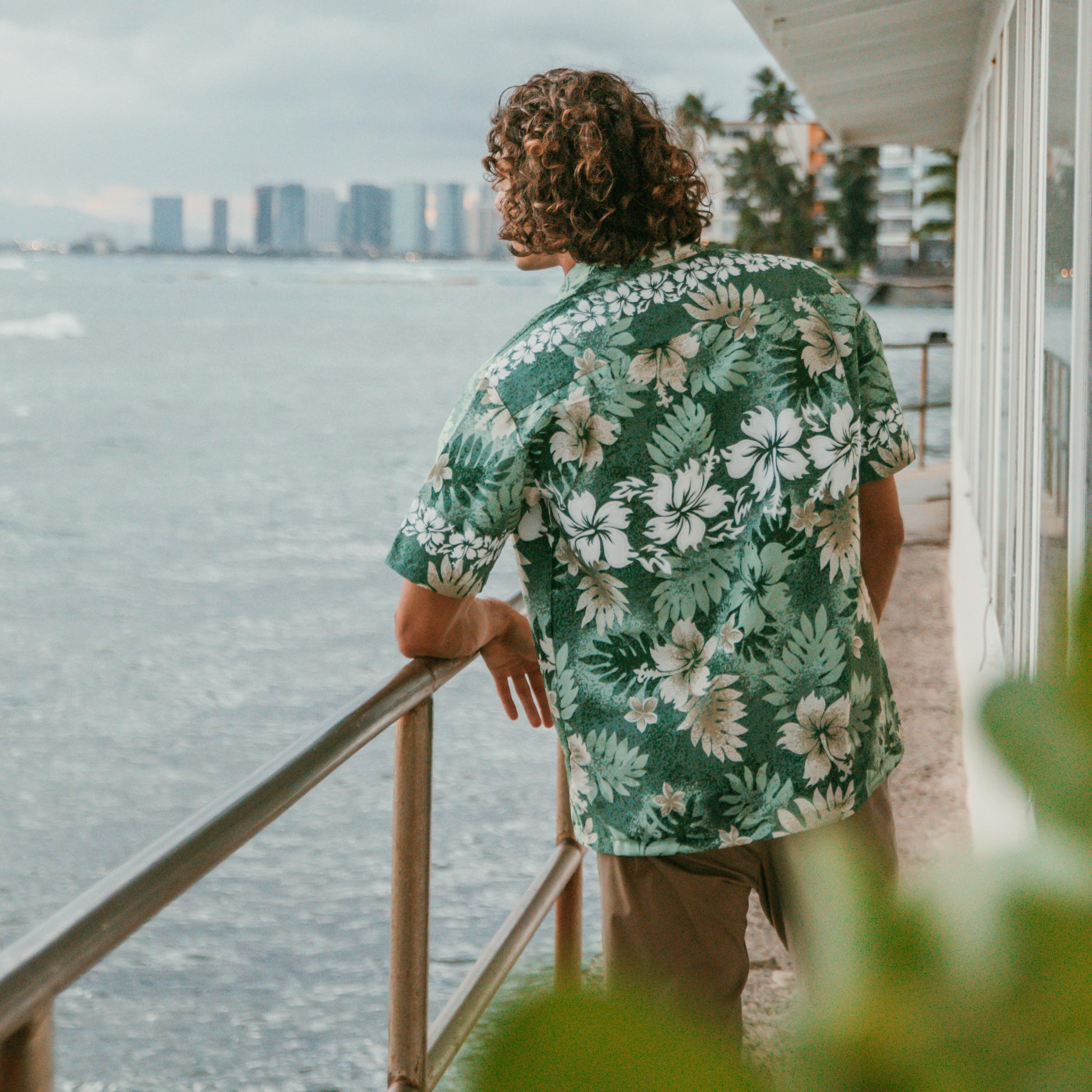 Camoflauge Cotton Men's Aloha Shirt, Made in Hawaii – Ninth Isle