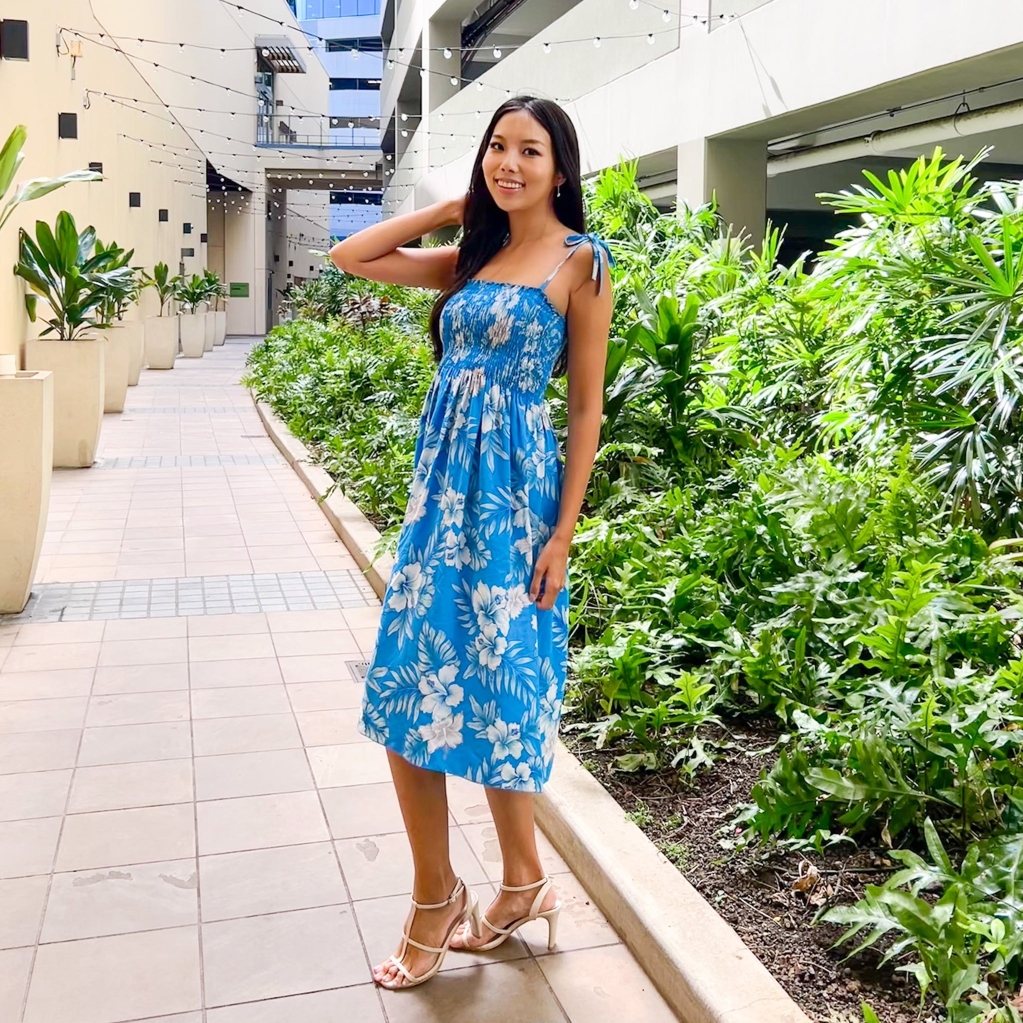Bright Hibiscus Tube Dress, Made in Hawaii – Ninth Isle