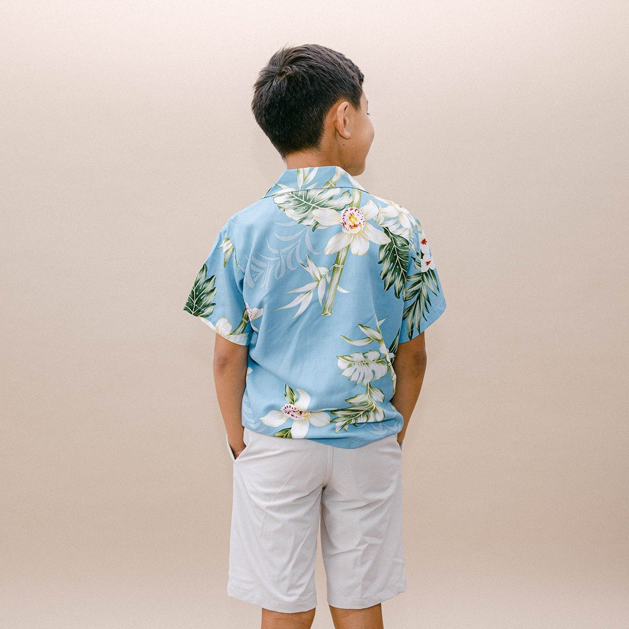 Bamboo Orchid Youth Aloha Shirt, Made in Hawaii – Ninth Isle