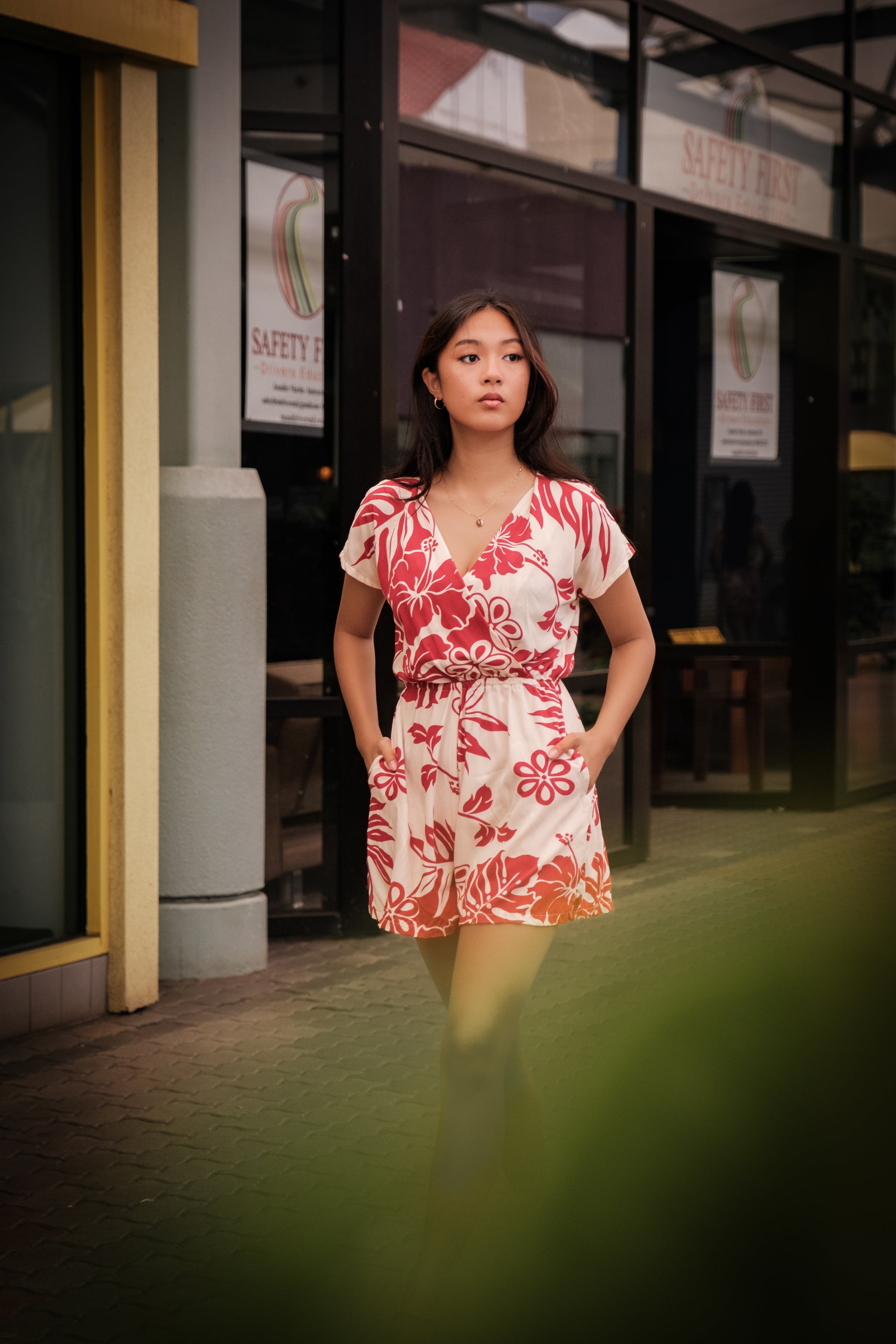 Big Hibiscus Romper, Made in Hawaii – Ninth Isle