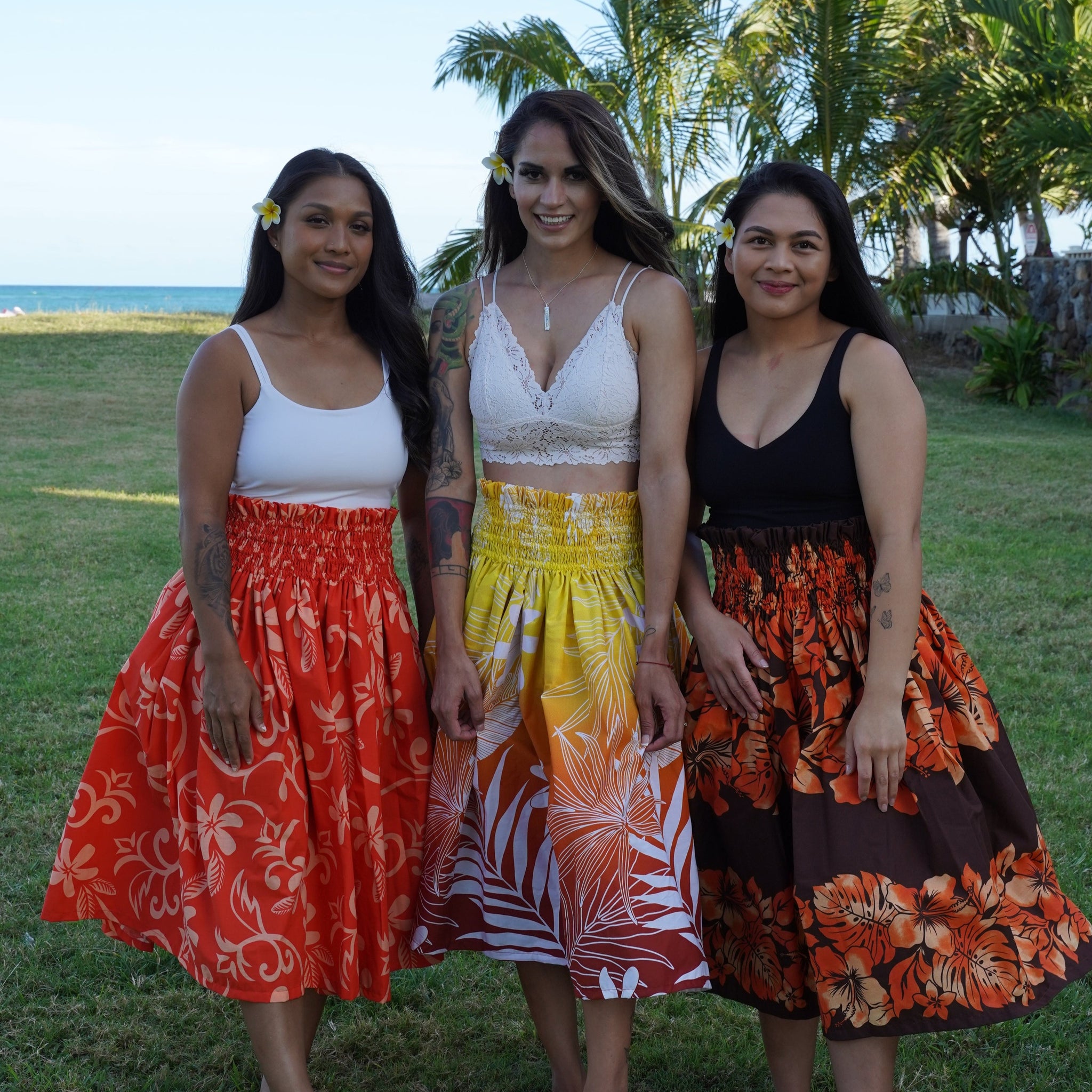 Tiare Gradient Hula Pa'u Skirt, Made in Hawaii – Ninth Isle