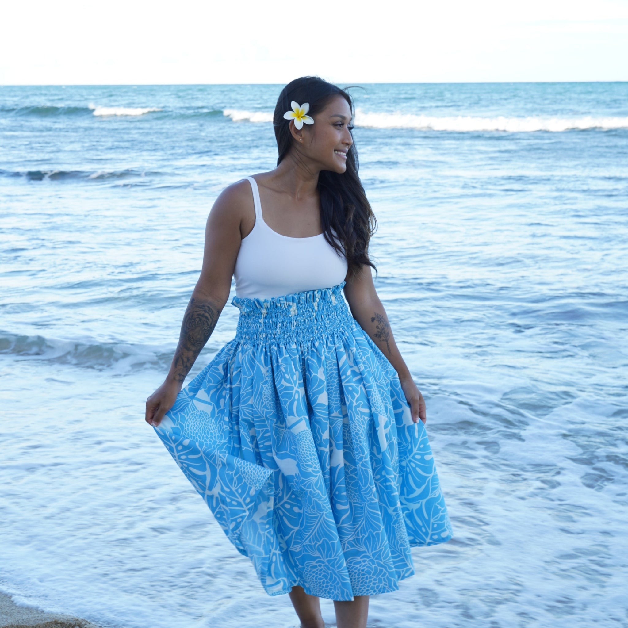 Protea Bliss Hula Pa'u Skirt, Made in Hawaii – Ninth Isle