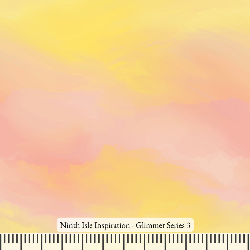 Glimmer Rayon Fabric by the Yard - NinthIsle Inspiration Exclusive Elegant Art Bulk Order Available