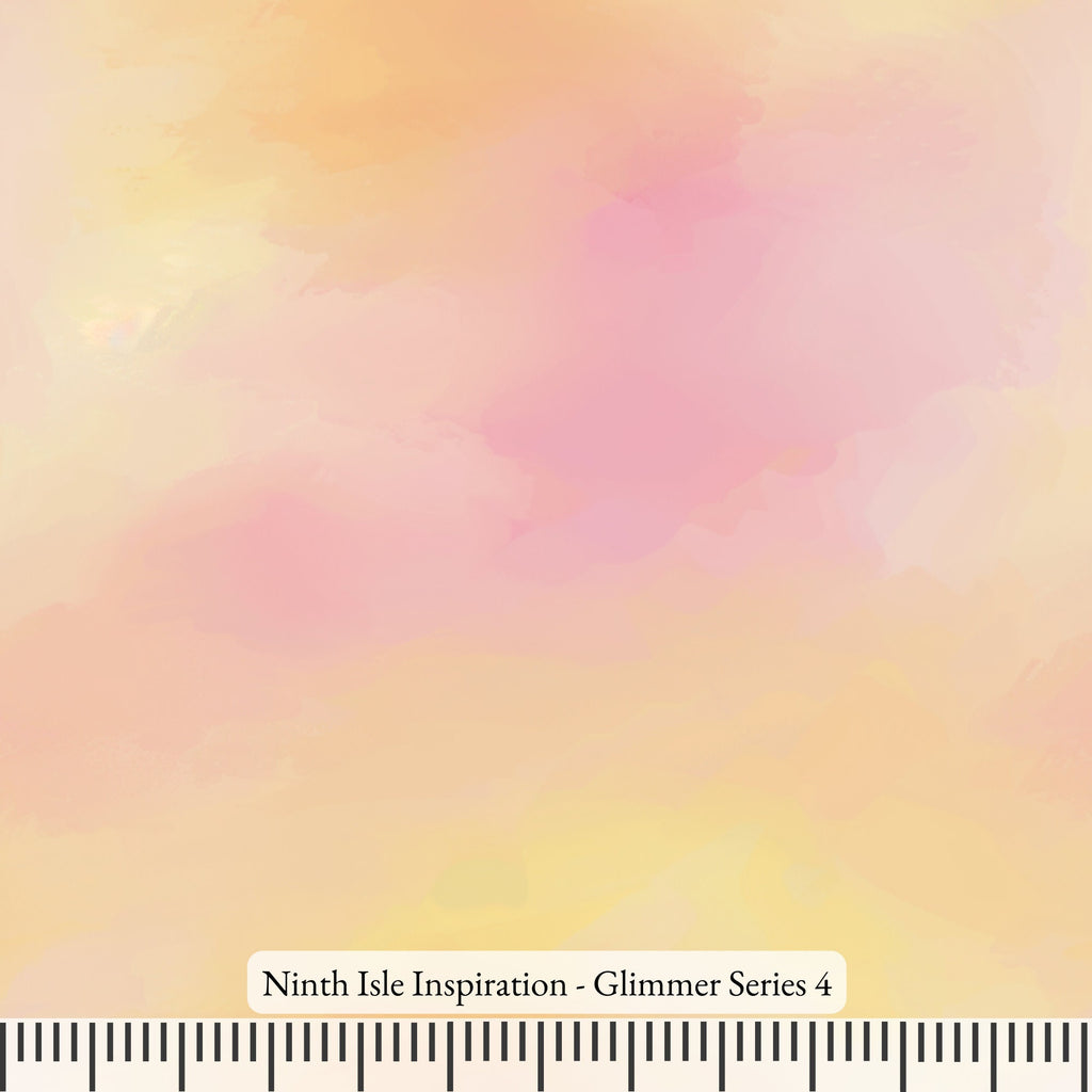 Glimmer Rayon Fabric by the Yard - NinthIsle Inspiration Exclusive Elegant Art Bulk Order Available