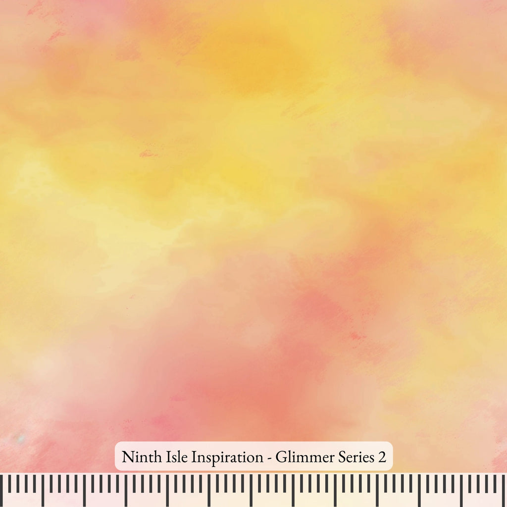 Glimmer Rayon Fabric by the Yard - NinthIsle Inspiration Exclusive Elegant Art Bulk Order Available