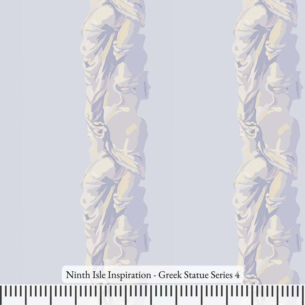 Print in Hawaii, Greek Statue Cotton Fabric by the Yard - NinthIsle In ...