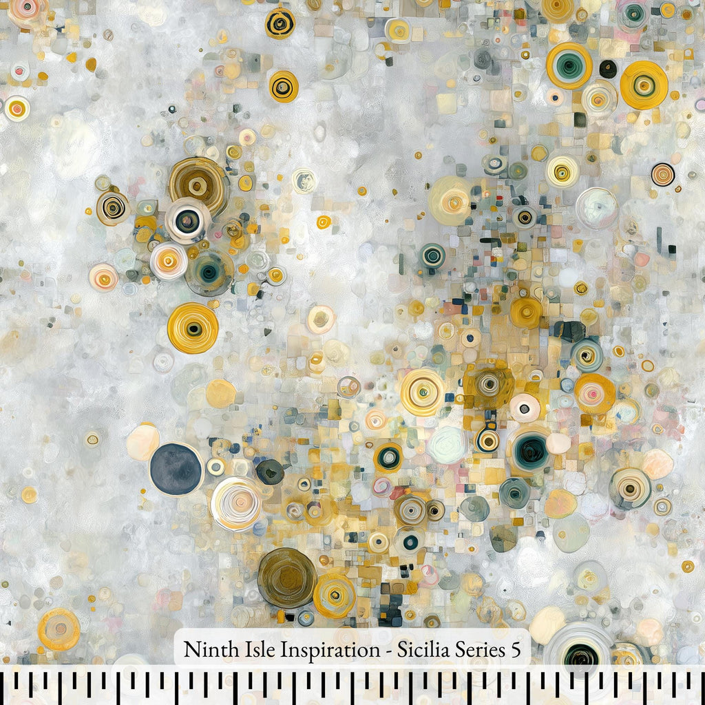 NIInspiration Print in HI, Sicilia Rayon Fabric by the Yard - Bulk & Wholesale Available