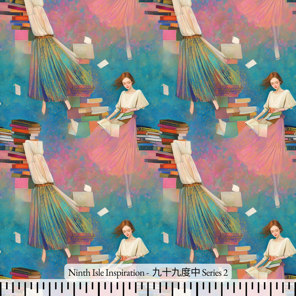 九十九度中 NINTHISLE NO.99 Rayon Fabric by the Yard