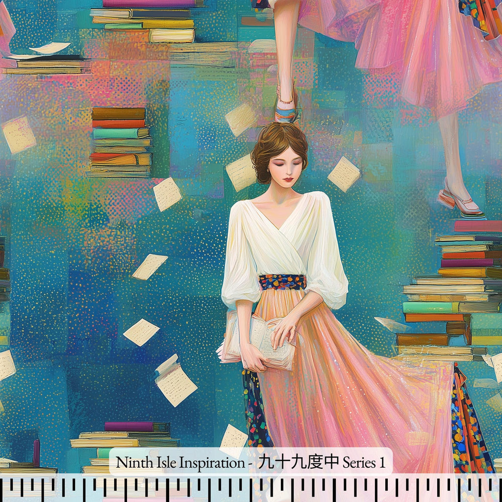九十九度中 NINTHISLE NO.99 Rayon Fabric by the Yard