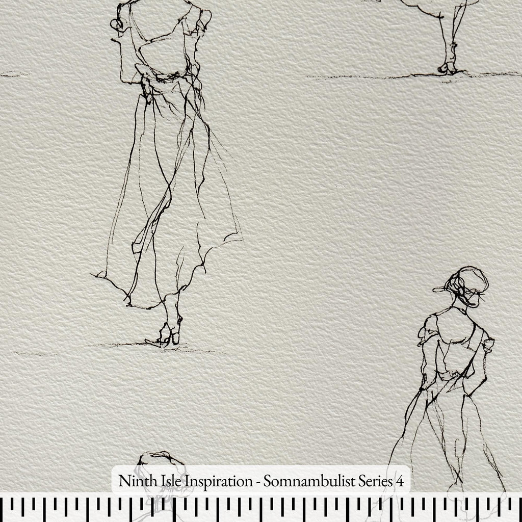 NIInspiration Print in HI by demand, Somnambulist Rayon Fabric by the Yard - Bulk & Wholesale Available