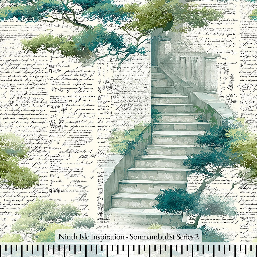 NIInspiration Print in Hawaii, Somnambulist Rayon Fabric by the Yard - Bulk & Wholesale Available