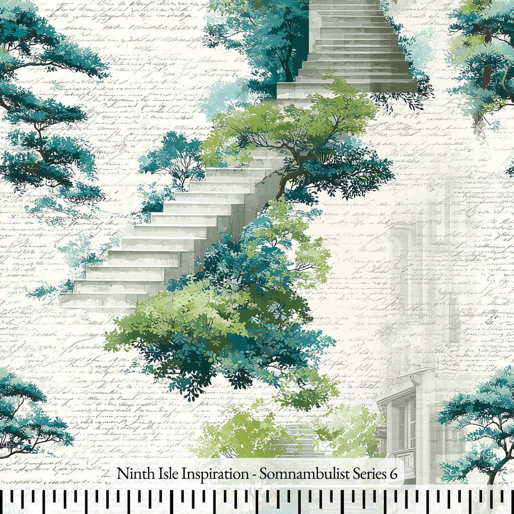 NIInspiration Print in HI by demand, Somnambulist Rayon Fabric by the Yard - Bulk & Wholesale Available