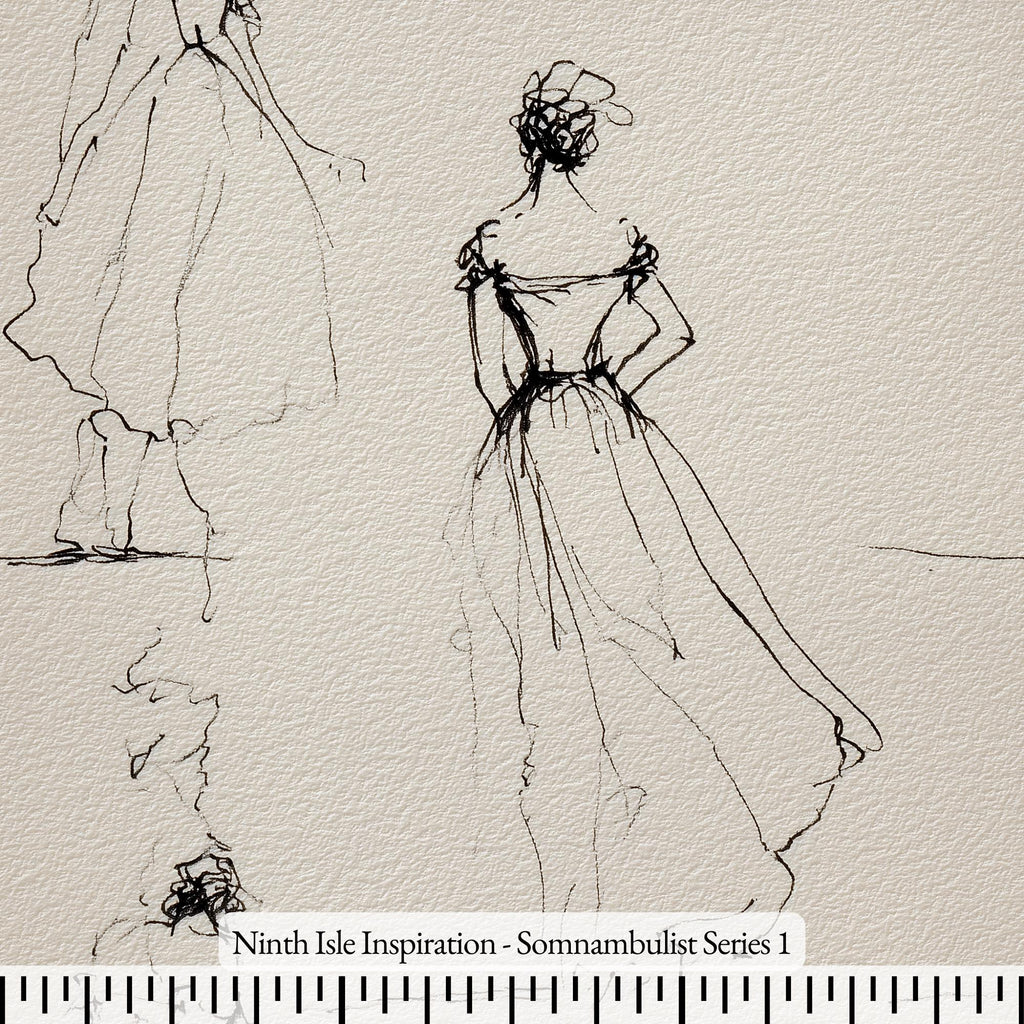 NIInspiration Print in HI by demand, Somnambulist Rayon Fabric by the Yard - Bulk & Wholesale Available