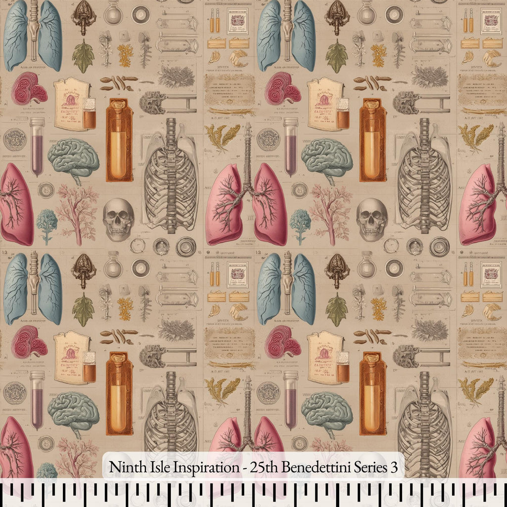 25th Benedettini Rayon Fabric by the Yard - NinthIsle Inspiration Exclusive Elegant Art Bulk Order Available