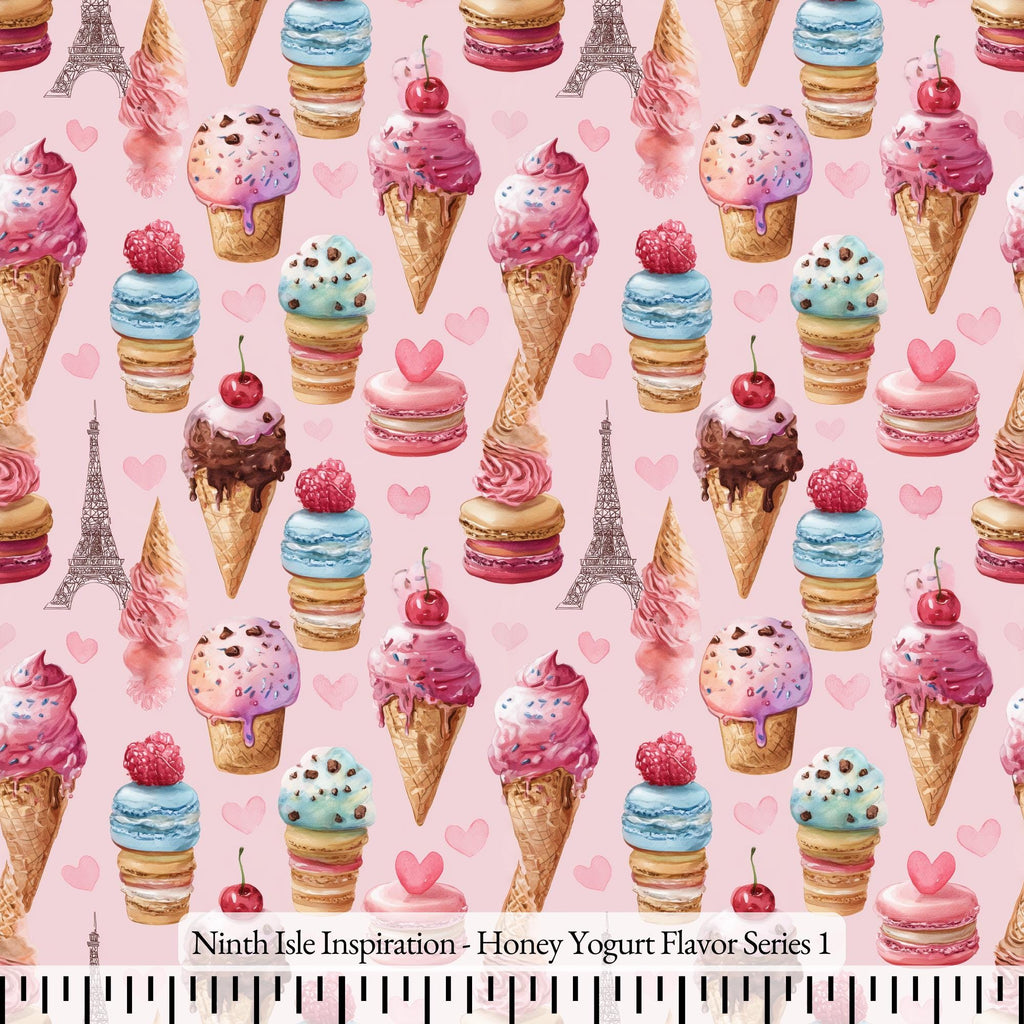 1450 Ala Moana Blvd. Ste 2950 Cotton Fabric by the Yard - NinthIsle Inspiration Exclusive Elegant Fun Art Bulk Order Available