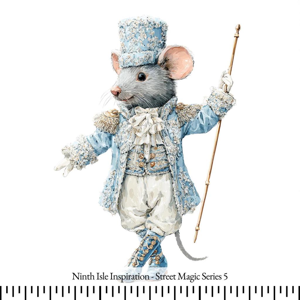 NIInspiration Print in HI, Street Magic Rayon Fabric by the Yard - Bulk & Wholesale Available