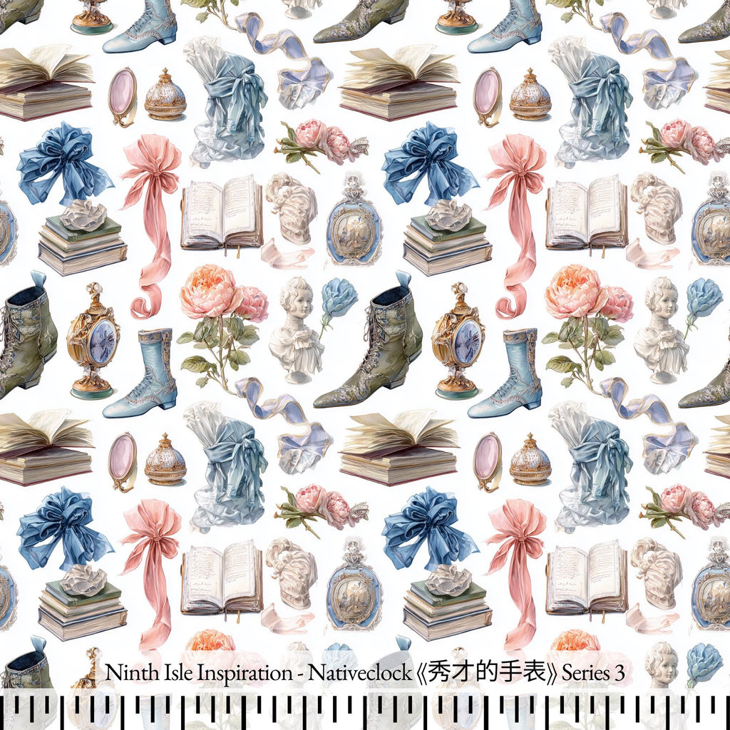 NIInspiration Print in HI, Nativeclock Rayon Fabric by the Yard - Bulk & Wholesale Available