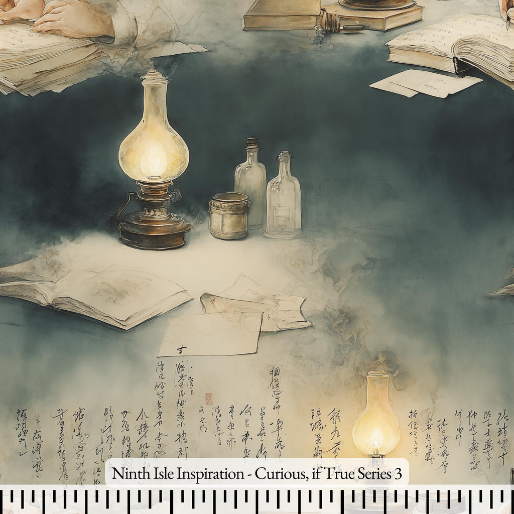 NIInspiration Print in HI by demand, 《如果是真的，就太奇怪了》 Rayon Fabric by the Yard - Bulk & Wholesale Available