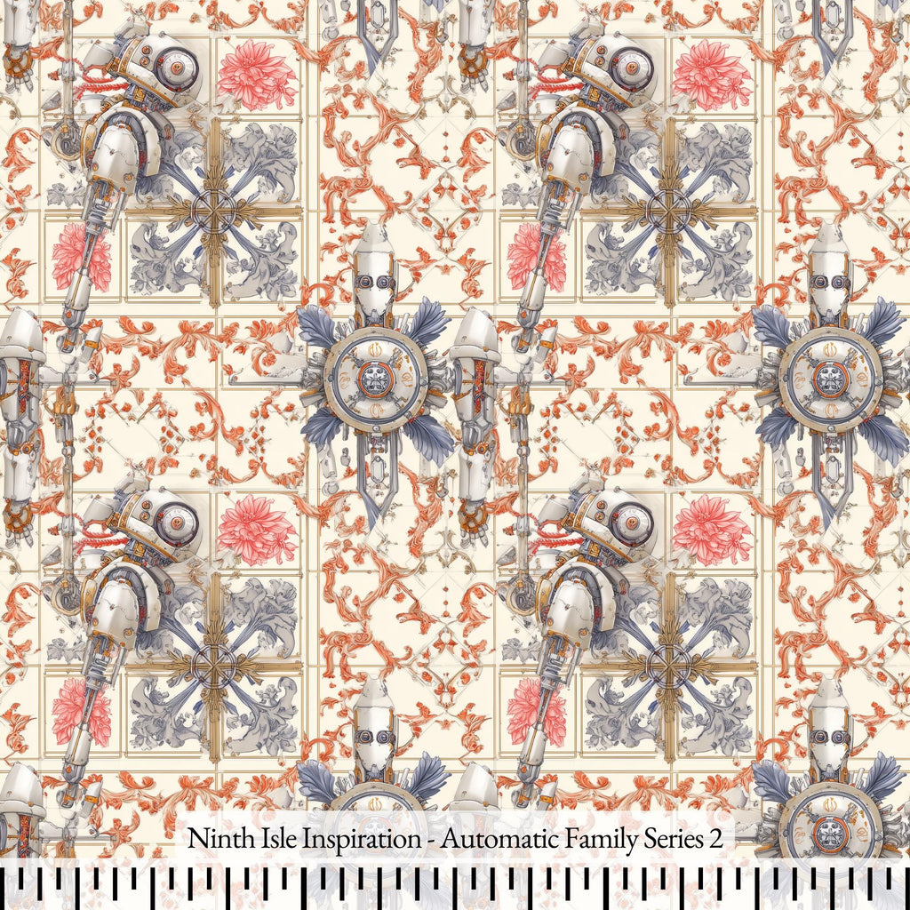 NIInspiration Print in HI, Automatic Family Rayon Fabric by the Yard - Bulk & Wholesale Available