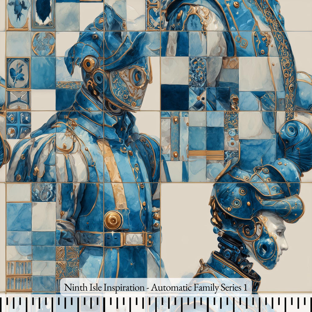 NIInspiration Print in HI, Automatic Family Rayon Fabric by the Yard - Bulk & Wholesale Available