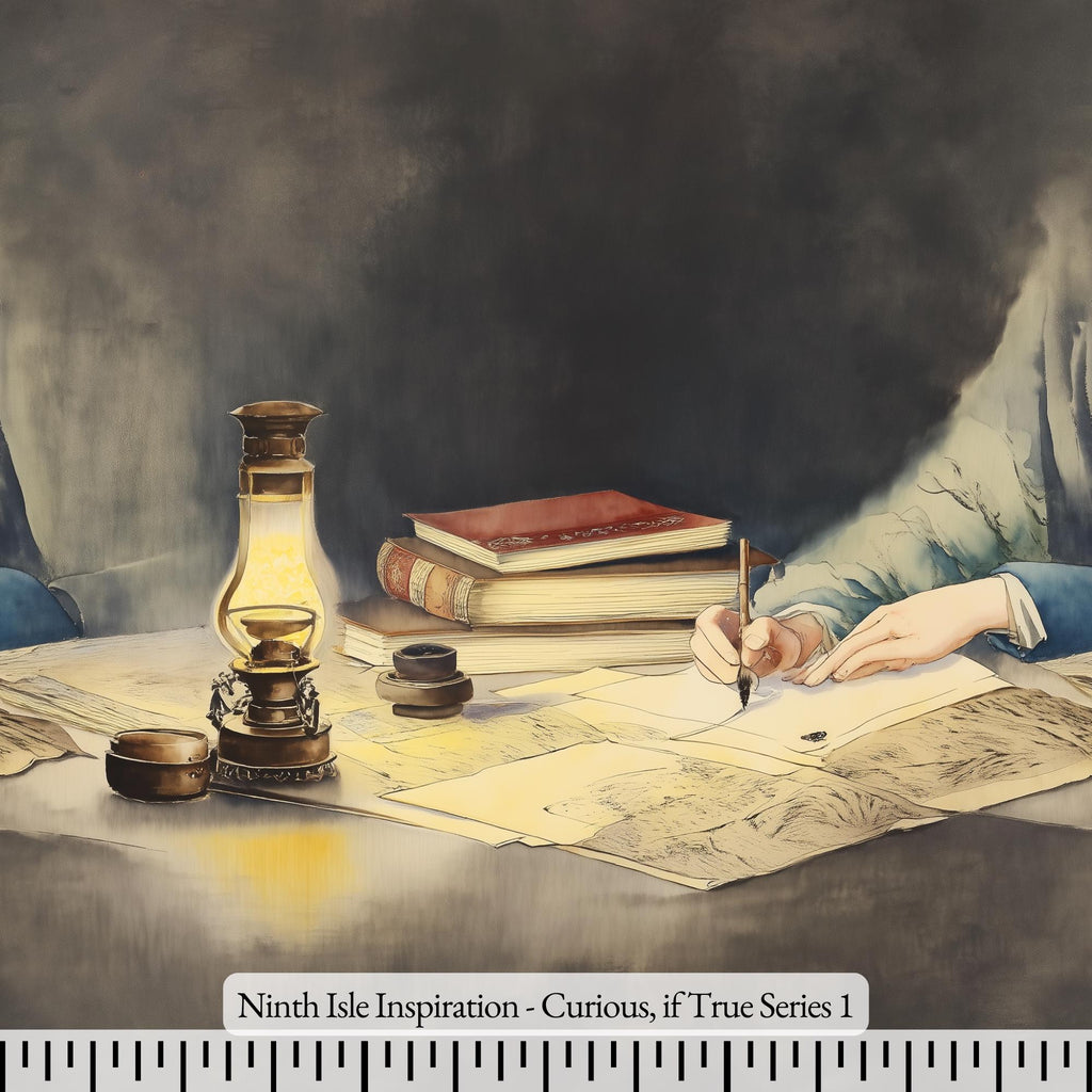 NIInspiration Print in HI by demand, 《如果是真的，就太奇怪了》 Rayon Fabric by the Yard - Bulk & Wholesale Available