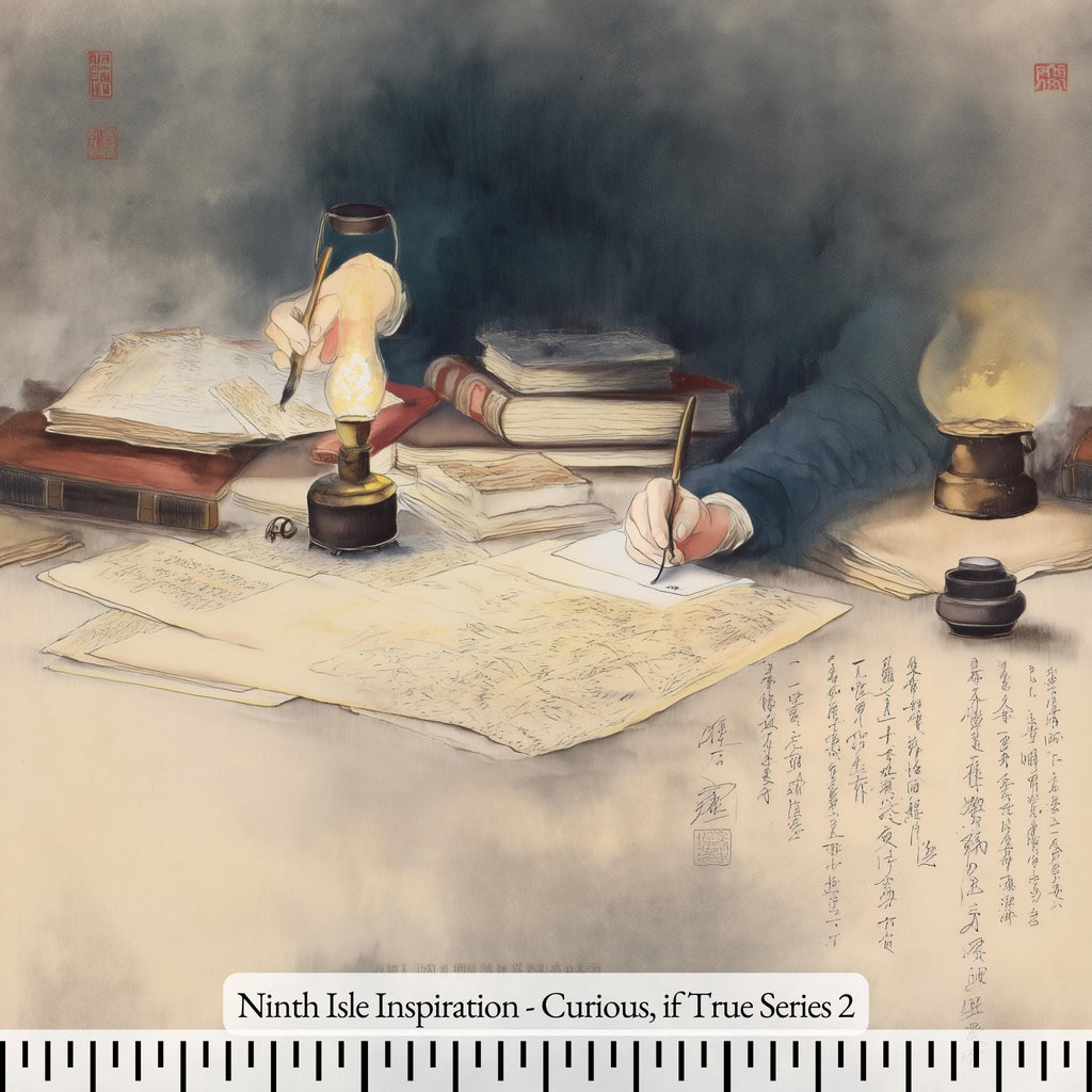 NIInspiration Print in HI by demand, 《如果是真的，就太奇怪了》 Rayon Fabric by the Yard - Bulk & Wholesale Available