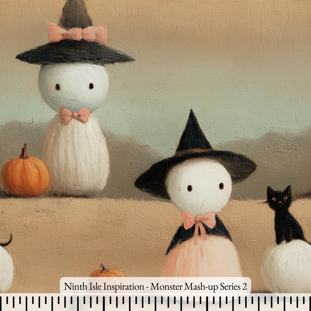 2025 HALLOWEEN!!!NIInspiration Print in HI by demand, Monster Mash-up!!! Cotton Fabric by the Yard - Bulk & Wholesale Available