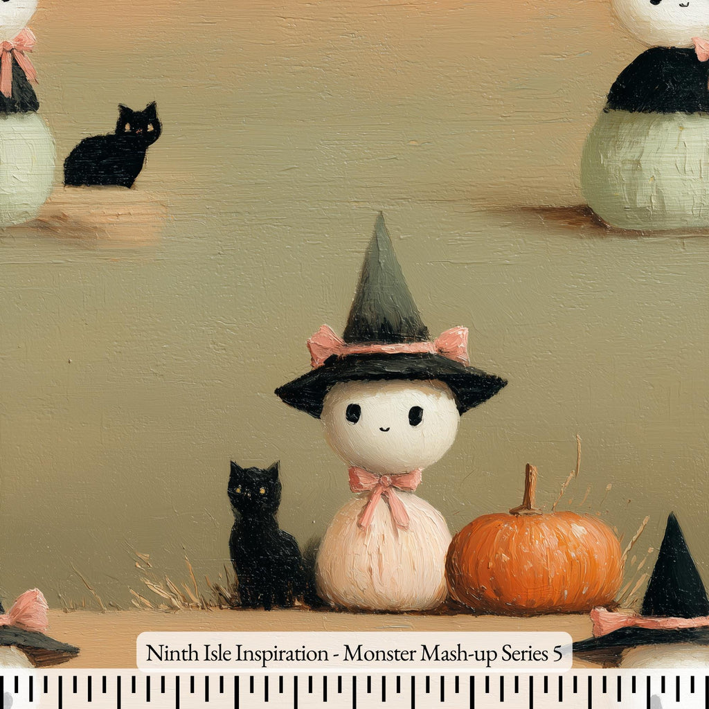 2025 HALLOWEEN!!!NIInspiration Print in HI by demand, Monster Mash-up!!! Cotton Fabric by the Yard - Bulk & Wholesale Available