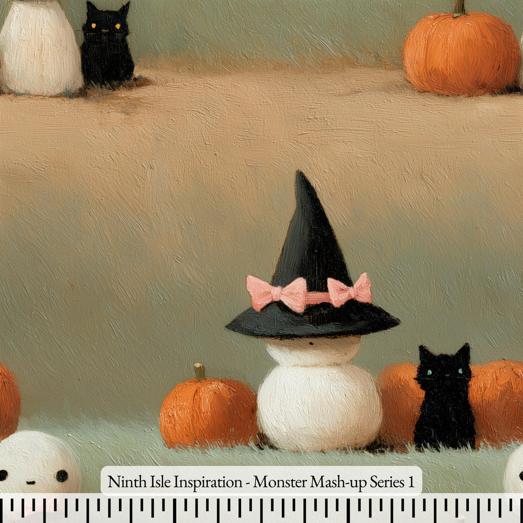 2025 HALLOWEEN!!!NIInspiration Print in HI by demand, Monster Mash-up!!! Cotton Fabric by the Yard - Bulk & Wholesale Available