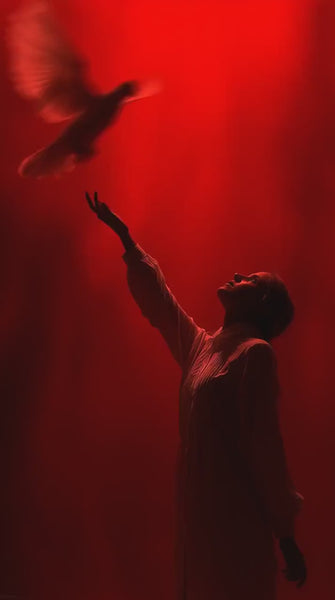 Microscope Tulip Rayon Fabric by the Yard