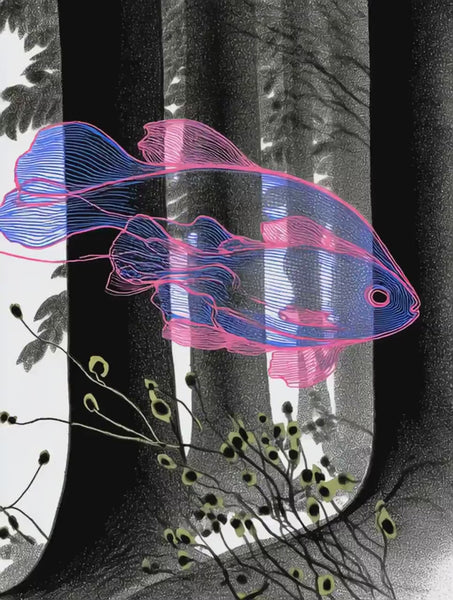 Print in HI, A Bread Hug Cotton Fabric by the Yard - Bulk & Wholesale Available