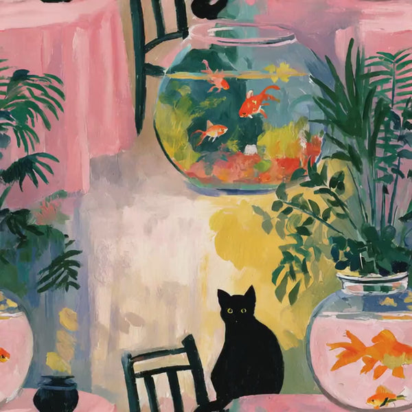 Print in Hawaii, Nihilism Values Cotton Fabric by the Yard - NinthIsle Inspiration Exclusive Elegant Art Bulk Order Available