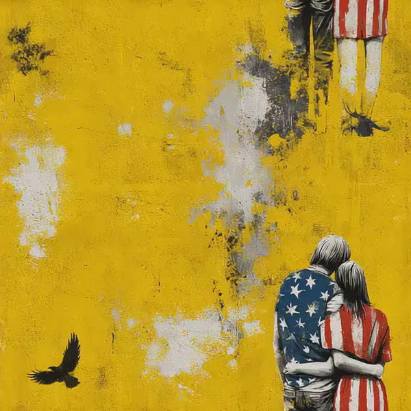 Print in Hawaii, Shredding at Auction Cotton Fabric by the Yard - NinthIsle Inspiration Exclusive Elegant Art Bulk Order Available