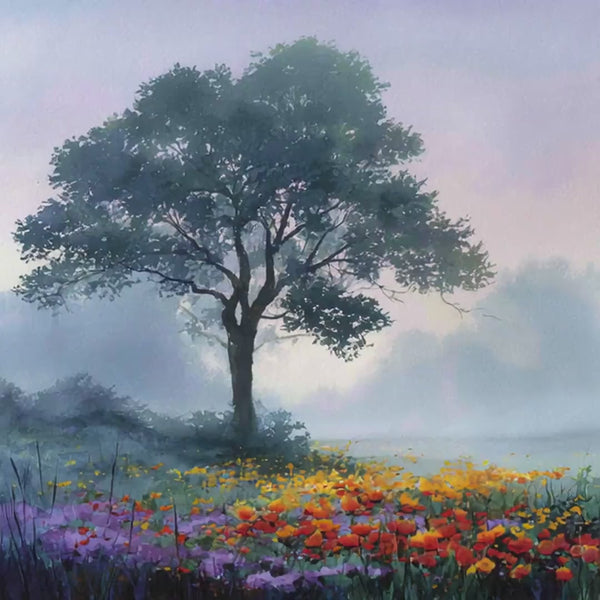 Toile De Jouy Flower Maiden World Cotton Poplin Fabric by the Yard - Bulk & Wholesale Available