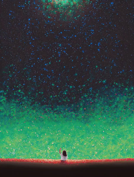 NIInspiration Print in HI, Panda Key Cotton Fabric by the Yard - Bulk & Wholesale Available