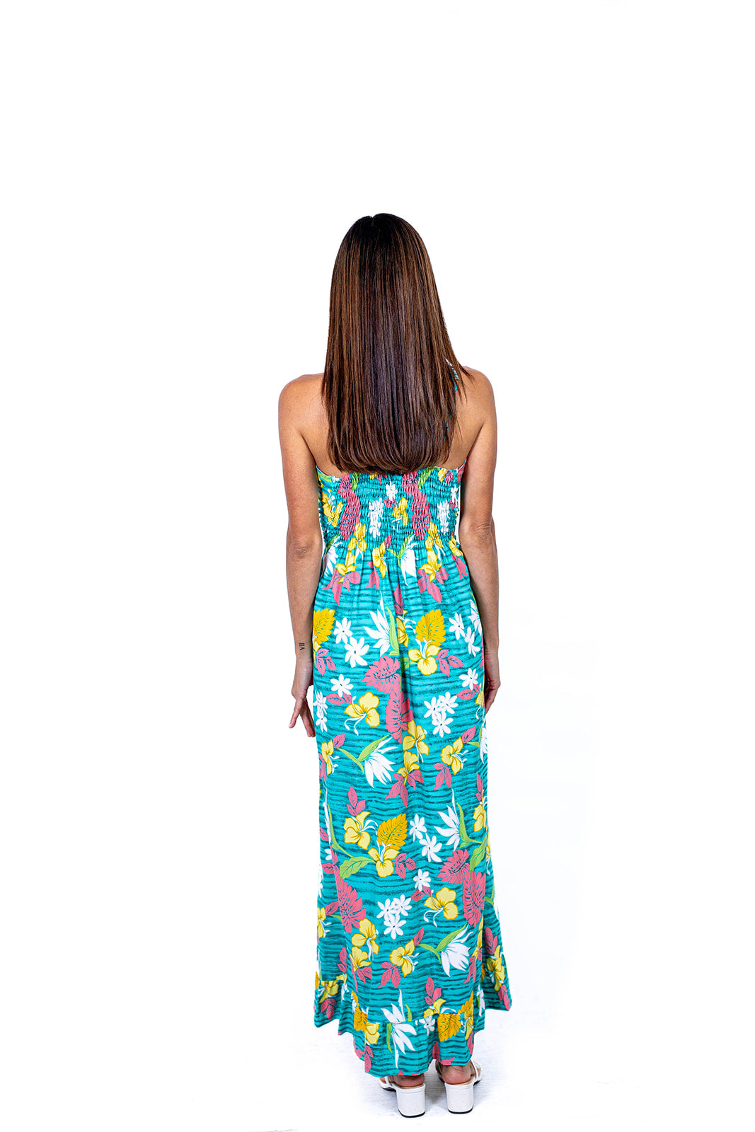 hawaiian flowy dress Hawaiian Maxi Dress main image 1
