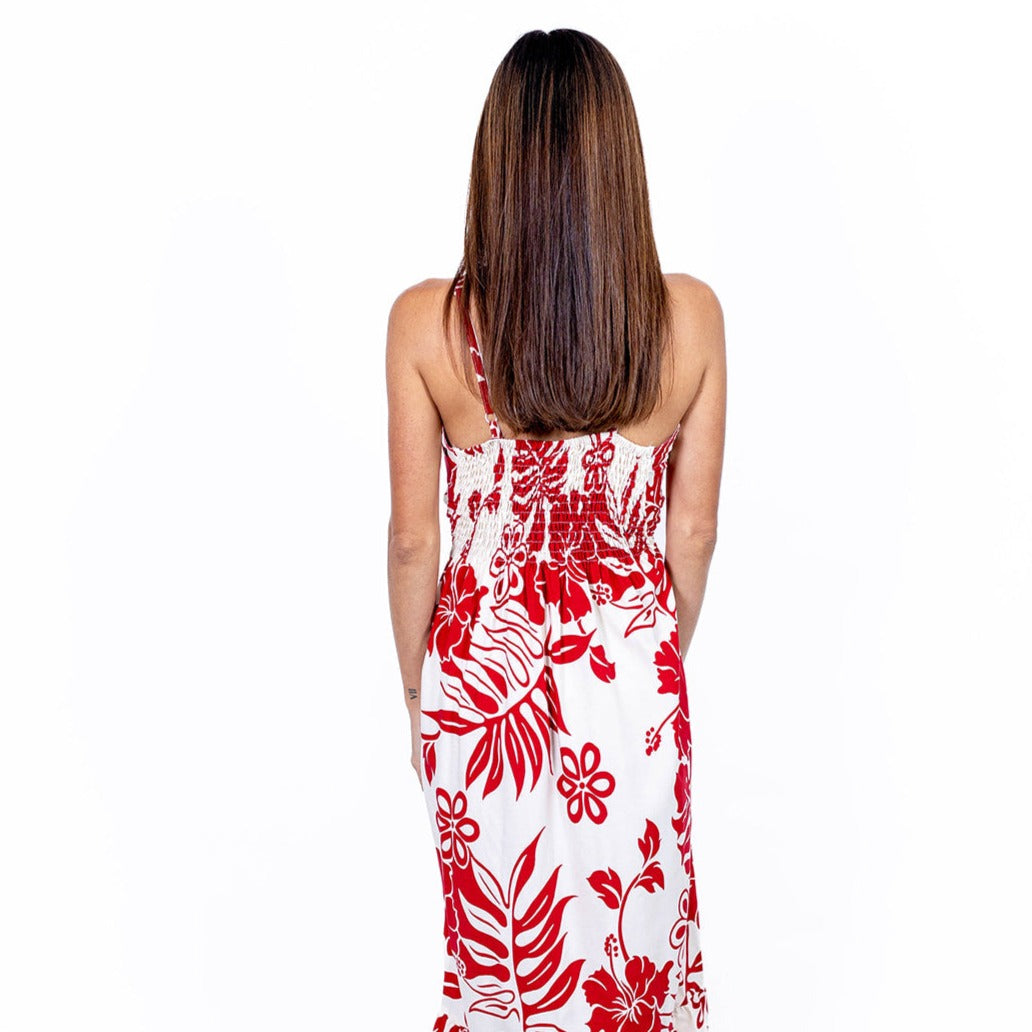 HawaiianドレスSサイズ Plus Size Hawaiian Maxi Dress – Tropical Luau Cruise Outfit, Beach