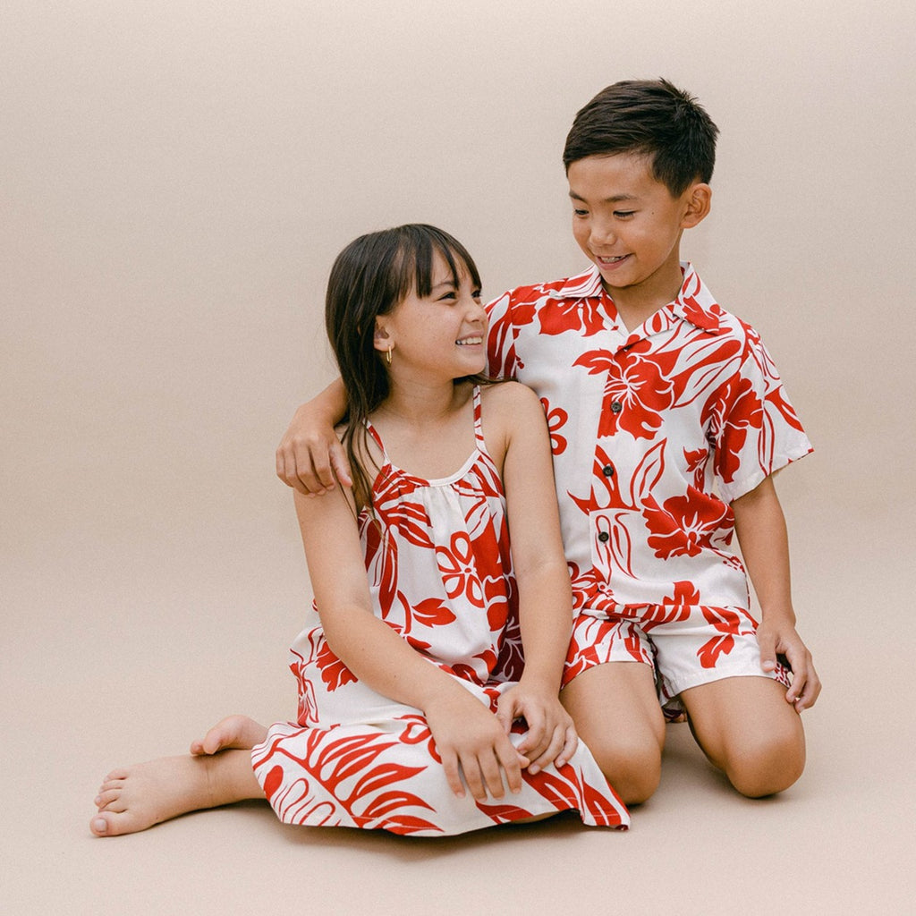 NinthIsle Made in Hawaii Matching Super Soft Kids Resort Wear