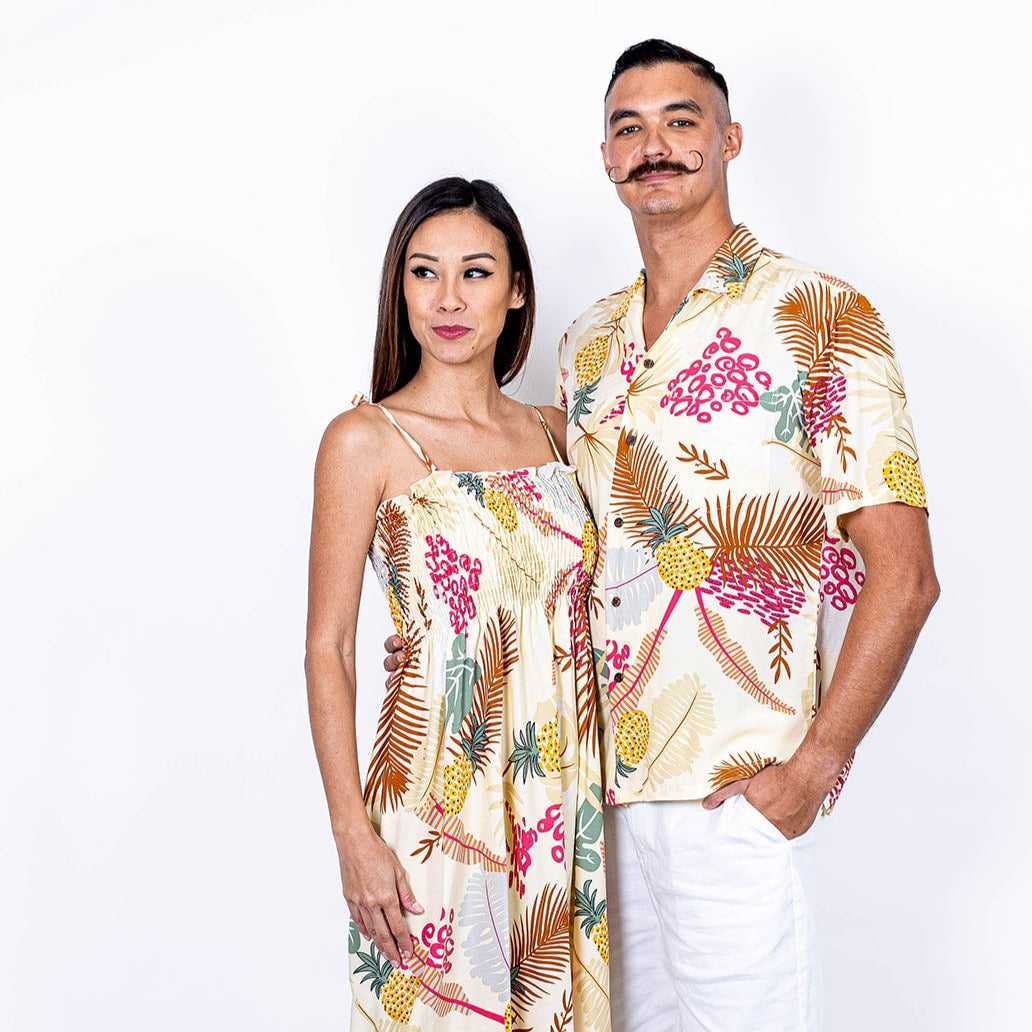 Pineapple Men's Aloha Shirt, Made in Hawaii – Ninth Isle