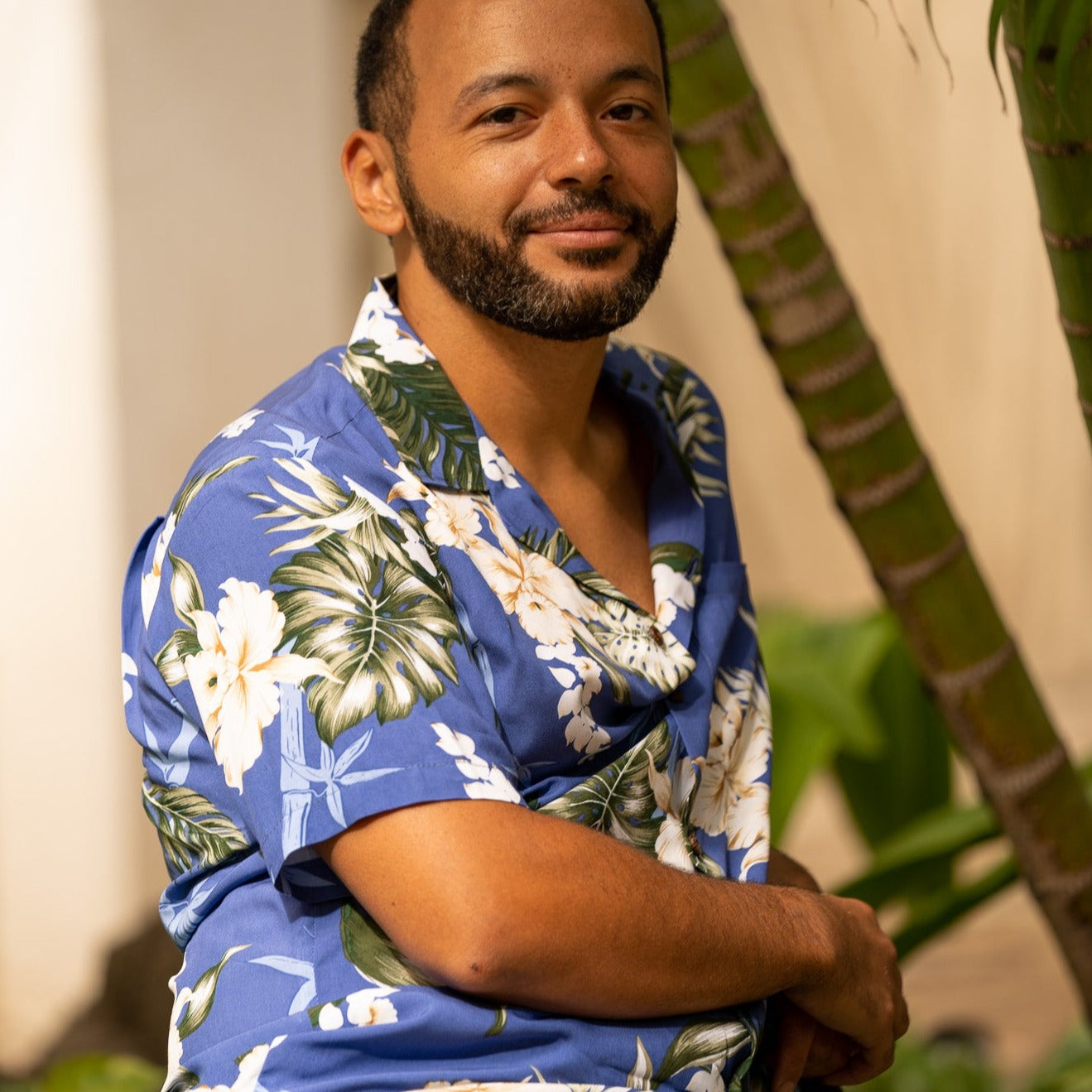 AJIRO BAMBOO HAWAIIAN SHIRT おたゃ AJIRO BAMBOO S/S HAWAIIAN SHIRT – exodus brand