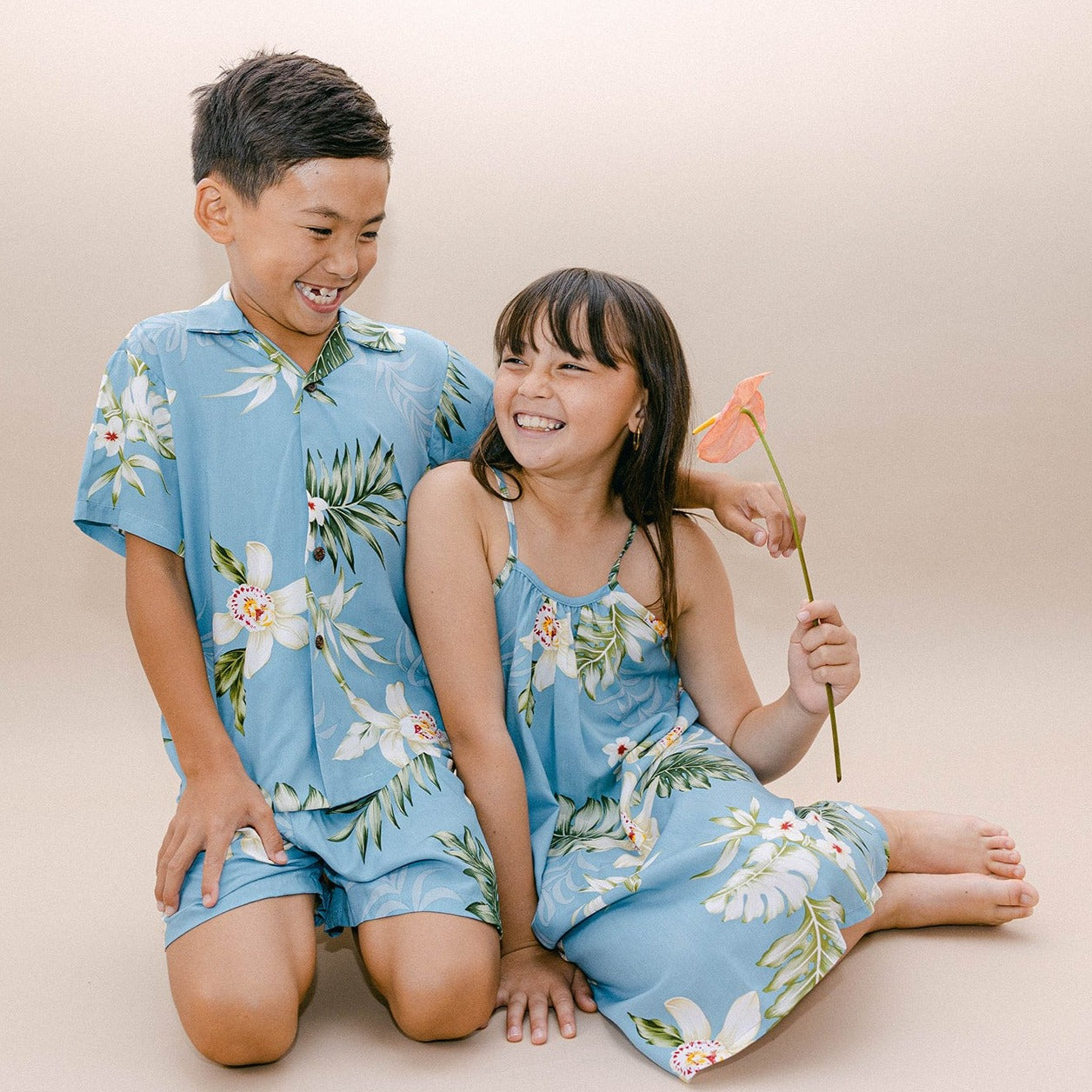 Father Son Matching Hawaiian Shirts, Matching Aloha Dress Shirts