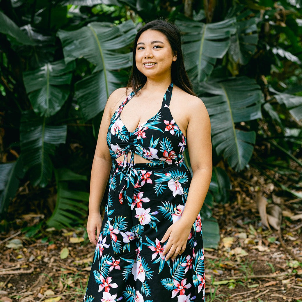 HOLIDAYラッフルストラップキュロットパンツ HOLIDAY（ホリデイ）の「RUFFLE STRAP CULOTTES PANTS ラッフル