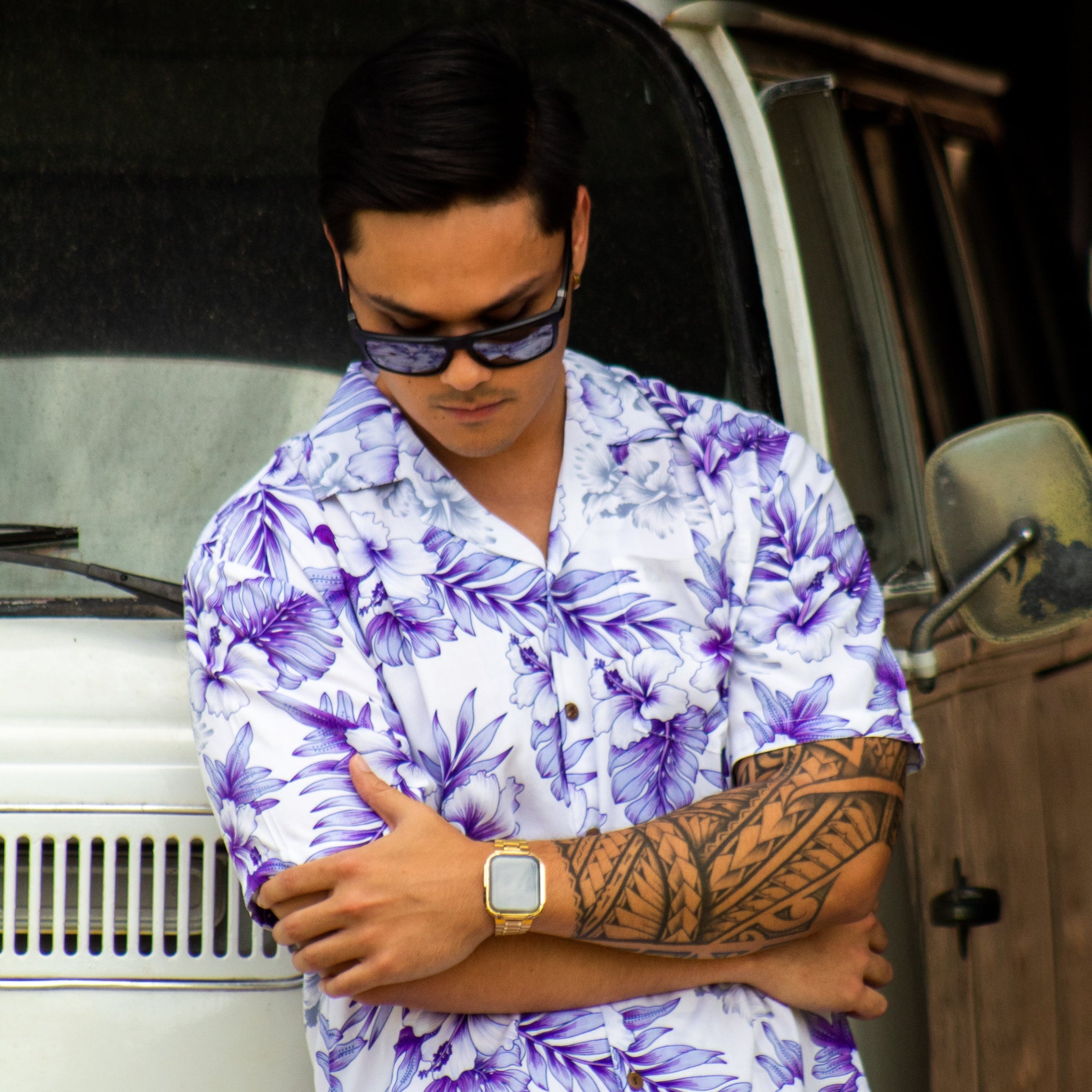 Bright Hibiscus Men's Aloha Shirt, Made in Hawaii – Ninth Isle