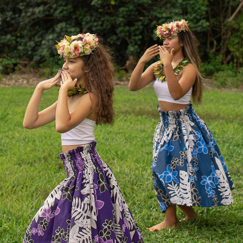 Lauae Fern Hula Pa'u Skirt, Made in Hawaii - Ninth Isle, Made with Aloha