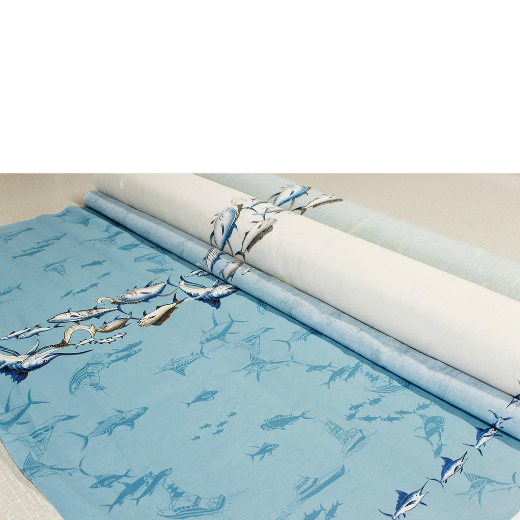 Marlin Fish - Fabric by the Yard - 100% Cotton - 45" - Ninth Isle, Made with Aloha