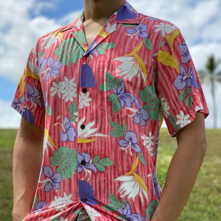 New Bird of Paradise Men's Aloha Shirt, Made in Hawaii